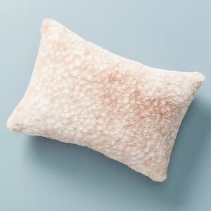 Anthropologie Fawn Faux Fur pillow